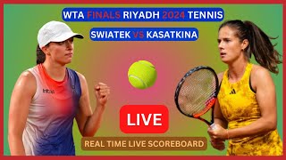 Iga Swiatek Vs Daria Kasatkina LIVE Score UPDATE Womens Tennis 2024 WTA Finals Riyadh Nov 07 2024 [upl. by Sarkaria949]