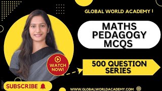 MATHS PEDAGOGY 500 QUESTION SERIES  ALL PYQS  CLASS 10 [upl. by Ecyor]