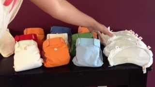 Newborn cloth diaper stash gDiaper prices new and used and making my own inserts [upl. by Hoye]