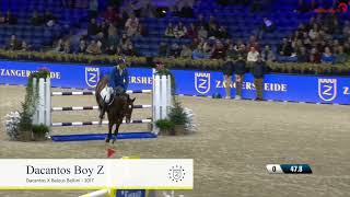 Dacantos Boy Z  FEI World Cup Jumping Mechelen 6 Year Old Stallions [upl. by Malinde]