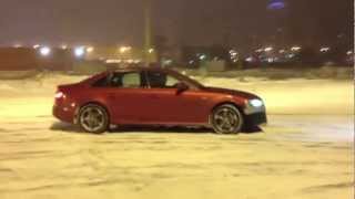 Audi A4 B8 FL 20 TFSI STronic Quattro quotПарковка Parking Пятакиquot Drift Video [upl. by Brittain626]