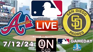 🔴Atlanta Braves Vs San Diego Padres Live MLB Baseball Play by Play 3D Presentation amp more [upl. by Caplan]