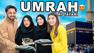 FATIMA amp ZAINAB KY FIRST UMRAH KI TAYARI 😍  Sab Ko Mubarak Dy De ♥️ Papa Aur Areeb Ki Sulah Hogai🥰 [upl. by Brenton]