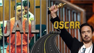 Robert Downey Jr life journey in Telugu  Motivational and an inspiration ironman oscars [upl. by Neffirg]