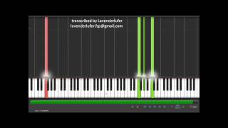 Angel Beats  Unjust Life  Piano Part on Synthesia [upl. by Shank179]