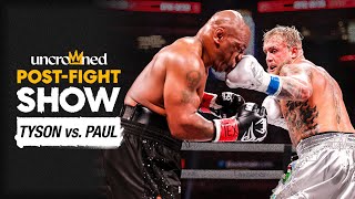 Mike Tyson vs Jake Paul RESULTS LIVE STREAM  Uncrowned [upl. by Lunna712]