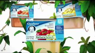 TV Commercial  Gerber  Baby Food  For Nature Selects  Nourishing Generation Healthy [upl. by Finer907]