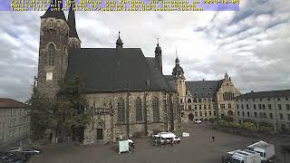 Webcam Marktplatz Köthen Zeitraffer vom 20241004 [upl. by Ahtnicaj]