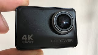 DBPower 4k Action Camera with Super Wide Angle [upl. by Yks]