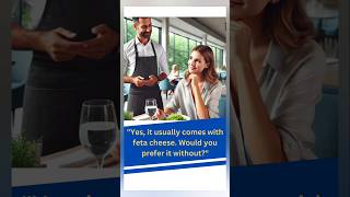 quotOrdering Food with Special Requests – English Conversation Practicequot  shorts  youtubeshorts [upl. by Eiznek]