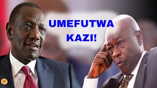 NI KUBAYA‼️ DP Gachagua na Wafanyakazi wake 108 Wafutwa KAZI [upl. by Punak]