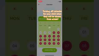 Turning off Calendar in Lunch Bag App if you know your child will be absent in advance [upl. by Georglana28]