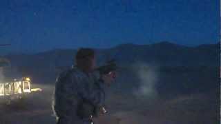 Firing the M320 40mm Grenade Launcher in Afghanistan [upl. by Coombs]