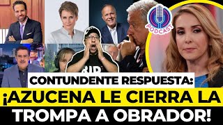 AZUCENA le CIERRA la TROMPA al PEJE ¡El PERIODISMO está BAJO ACOSO y AMENAZA ¡ESTO es GRAVÍSIMO [upl. by Clite629]