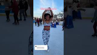 Which pov do you like youtubeshorts iceskating figureskatinglife skating outdoorskating [upl. by Hallagan649]