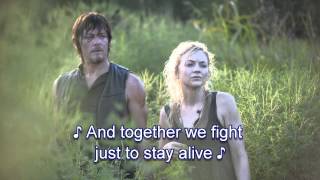 Struggling Man  Beth Greene Emily Kinney  The Walking Dead Song [upl. by Encratia]