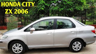 Honda City ZX Dolphin used car Honest Review  Honda City Dolphin 2006 best car review [upl. by Aerbas]