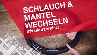 Wie wechsle ich meinen Fahrradreifen  fxxlkurzerklärt [upl. by Rouvin53]