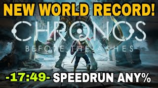 CHRONOS BEFORE THE ASHES  1749 speedrun any  New World Record [upl. by Immaj]