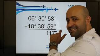 Navegação Aérea Aula 5  Cálculos de Coordenadas Geográficas [upl. by Aerdnaeel]