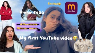 Affordable Winter Fashion 🌟  Meesho Haul amp Honest Reviews ❄️  MustHave Winter Outfits…🤞🏻🫣 [upl. by Vernon273]