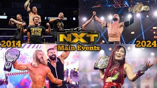 All Of WWE NXT PPV Main Events Match Card Compilation 2014  2024 With Special Events [upl. by Bushore]