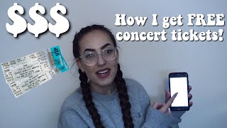 HOW I GET FREECHEAP CONCERT TICKETS  how to finesse tickets to every concert [upl. by Dnalwor190]