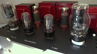 introducing 2A3  EL34 switchable dual mono integrated tube amplifier A623  FLUXION custom design [upl. by Nnylaehs]