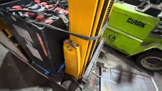 JUNGHEINRICH ETM 214 Shelf Reach Truck [upl. by Sukramaj]