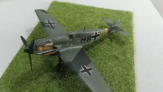 Hasegawa 172 Messerschmitt Me109e [upl. by Wang930]