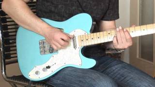 Fender Thinline Telecaster plus Guytron GT 100 [upl. by Horick59]