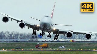 ⚠️ Extreme Crosswind Landings  Airplanes Landing in Storm [upl. by Pears]