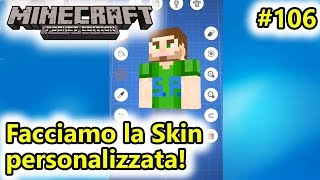 Minecraft  Facciamo la skin personalizzata  Android  Salvo Pimpos [upl. by Eila]