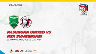 PASURUAN UNITED VS NZR SUMBERSARI [upl. by Rehpotsirhcnhoj337]