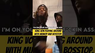 King von playing around with muwop and bosstop to a great track kingvon muwop bosstop oblock [upl. by Jasik]