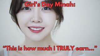 Minah REVEALIING about Girls Day debut and income TRUTH [upl. by Laram]