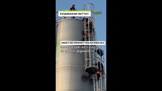 Höhenrettung in Plauen Bewusstloser von Silo abgeseilt  VTV [upl. by Ayekan]