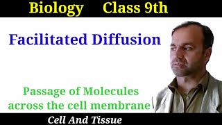 Facilitated Diffusion  Passage of Molecules across the cell membrane  Class 9 Biology [upl. by Calia351]