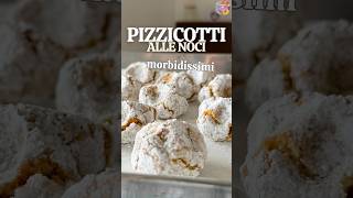 SOLO 5 ingredienti  Pizzicotti alle NOCI RICETTA VELOCE BISCOTTI MORBIDI ricetta dolci perte [upl. by Nakah]