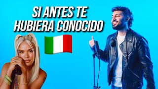 Si Antes Te Hubiera Conocido 🇮🇹 in ITALIANO Stefano Germanotta KarolG [upl. by Tertia]