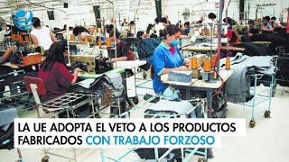 La UE adopta el veto a los productos fabricados con trabajo forzoso [upl. by Annua]