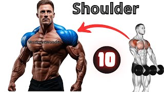 The 10 Best Bodybuilding Exercises for Shoulder Hypertrophy [upl. by Lynna]