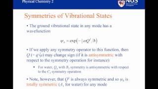 Vibrational Spectroscopy  Part IX [upl. by Jedlicka]