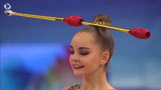 Arina AVERINA RUS  2021 Rhythmic European Champion allaround [upl. by Analak]