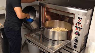 Batch Nut Roaster  Roasting Macadamia Nuts [upl. by Yenaffit]