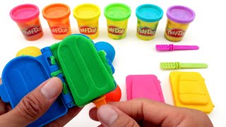 Learning Colors and Creating Ice Cream with PlayDoh [upl. by Ecnerret159]