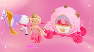 Unboxing Little Cinderellas with Magical Carriage little cinderella unboxing fairytales asmr [upl. by Aniahs980]