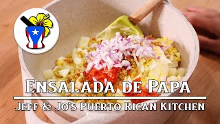 How to make Puerto Rican Potato Salad  Easy Puerto Rican Recipe [upl. by Neelloj]