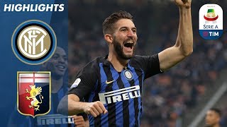 Inter 50 Genoa  Gagliardini scores brace in huge Inter win  Serie A [upl. by Ecaj484]