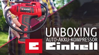 Einhell  AkkuKompressor CECC 18 LiSolo REVIEW [upl. by Nnahgem]